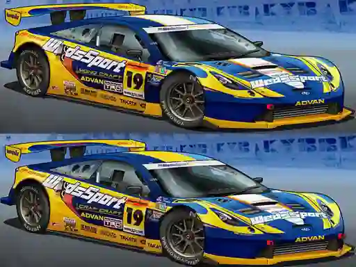 Permainan Spot Differences: Race Car talian