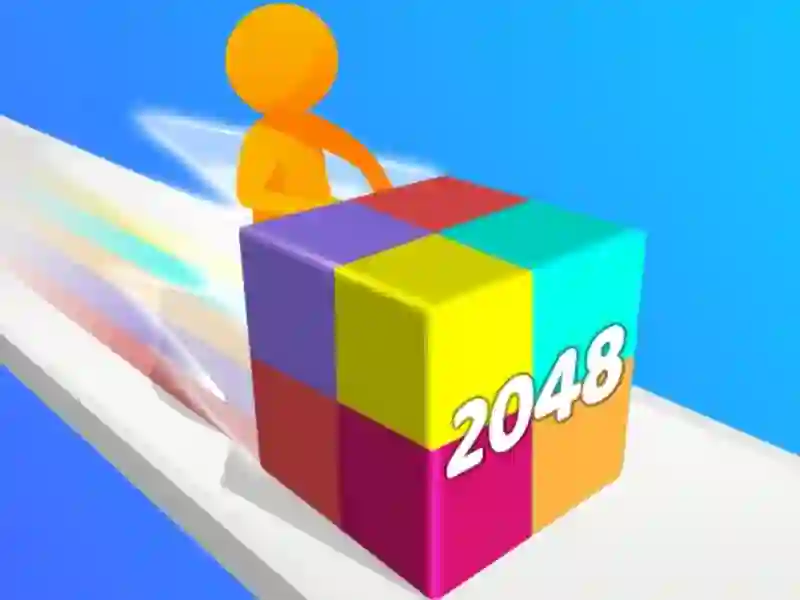 Permainan Geometry Stack 2048 Run talian
