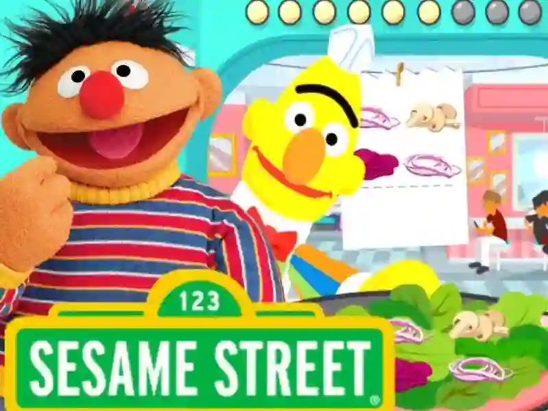 Permainan 123 Sesame Street: Super Salad Diner talian