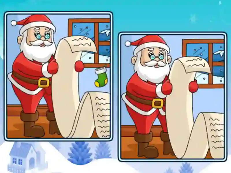 Permainan Christmas Spot the Difference talian