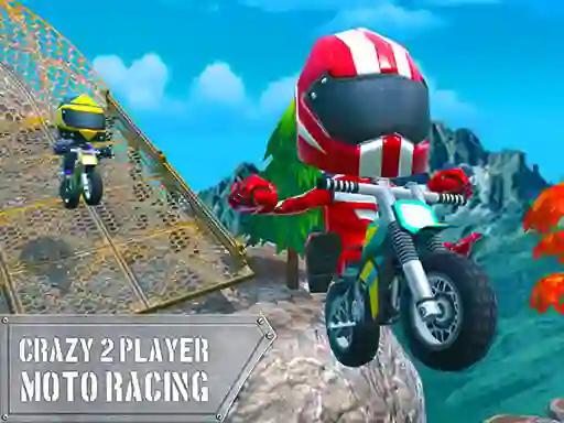 Permainan Crazy 2 Player Moto Racing talian
