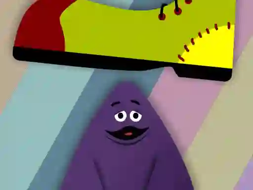 Permainan Grimace vs giant clown shoes talian