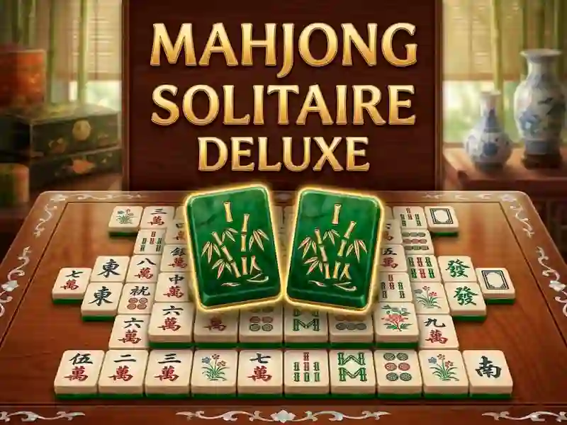Permainan Mahjong Solitaire Deluxe talian