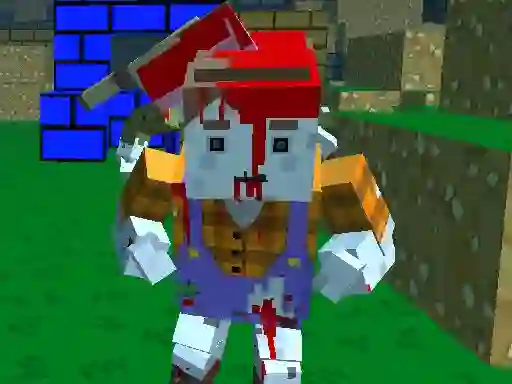 Permainan Combat 3D Pixel Strike Multiplayer talian