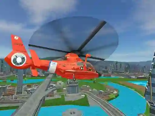 Permainan 911 Rescue Helicopter Simulation 2020 talian