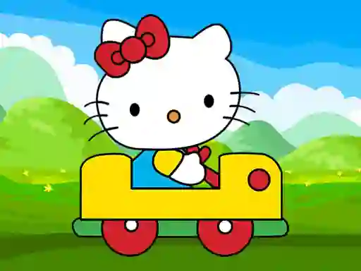 Permainan Cute Kitty Car Jigsaw talian