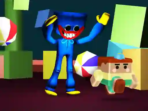 Permainan Escape From Blue Monster talian