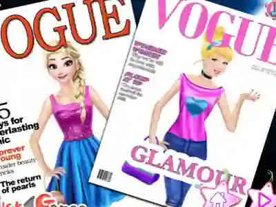 Permainan Princesses On Vogue Cover talian