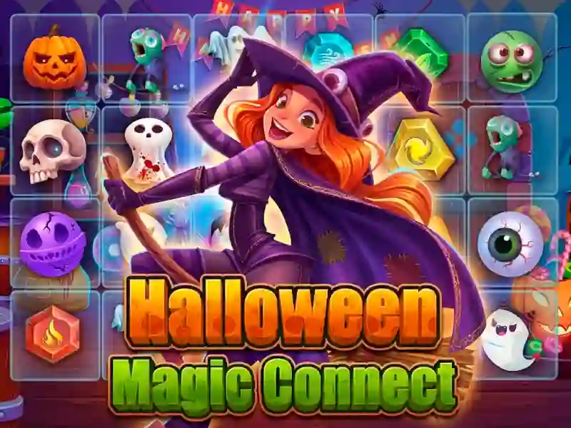 Permainan Halloween Magic Connect talian