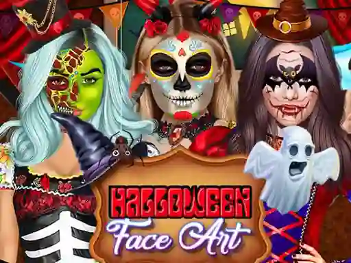 Permainan Kylie Jenner Halloween Face Art talian