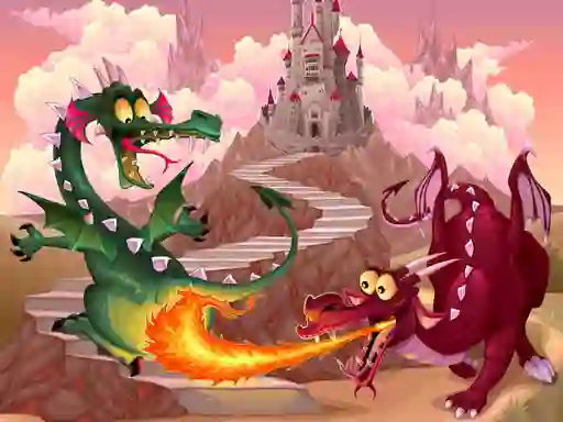 Permainan Fairy Tale Dragons Memory talian