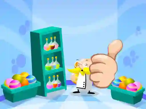 Permainan Crazy Professor Bubble talian