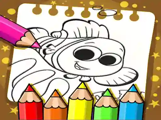 Permainan Finding Nemo Color Book talian