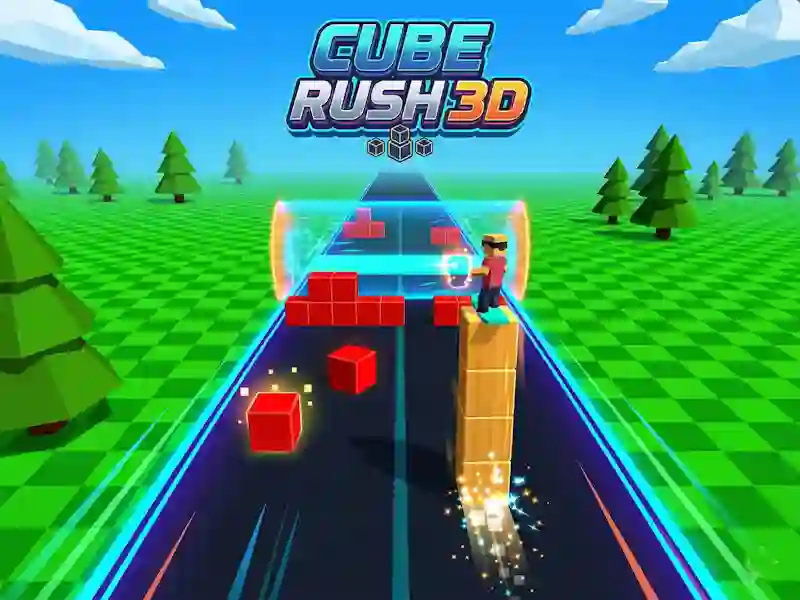 Permainan Cube Rush 3D talian