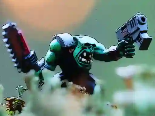 Permainan Monster Soldiers talian