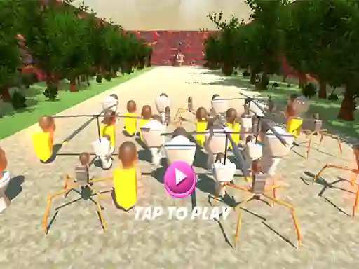 Permainan SQUID TOILET 3D talian
