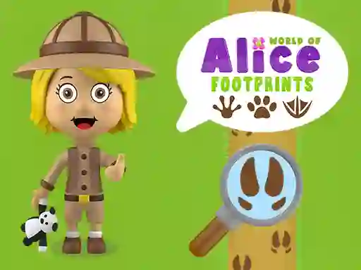 Permainan World of Alice Footprints talian