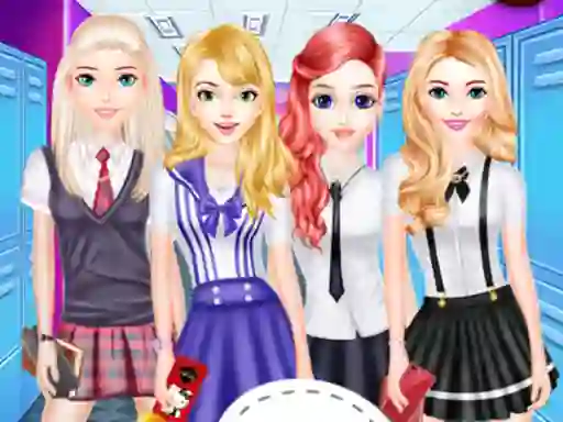 Permainan Girls School Fashion talian