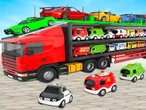 Permainan Euro truck heavy venicle transport talian