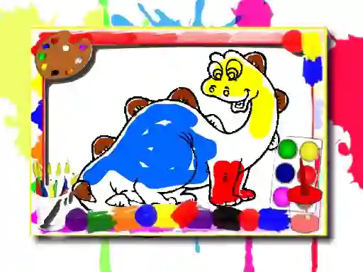 Permainan Dinosaur Coloring Book talian
