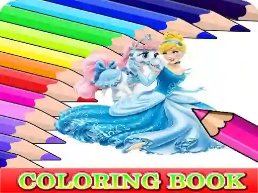 Permainan Coloring Book for Cinderella talian