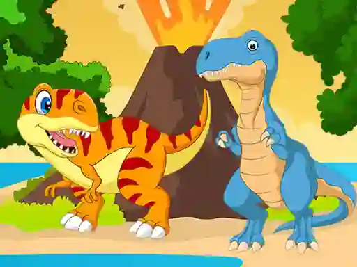 Permainan Dino Jigsaw talian