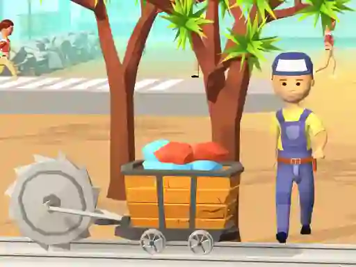 Permainan Stone Miner 3d talian