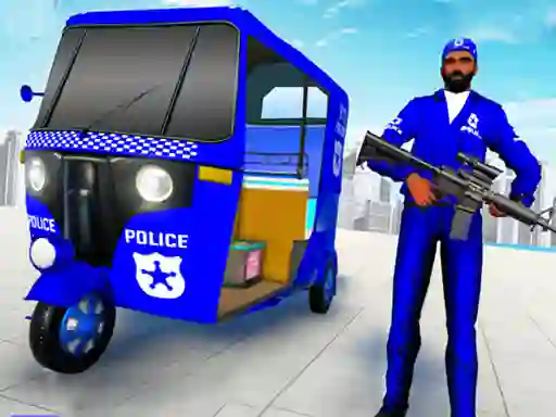 Permainan Police Auto Rickshaw Taxi talian