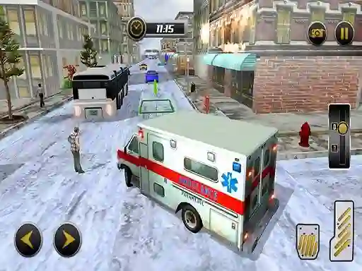Permainan Modern city ambulance simulator talian