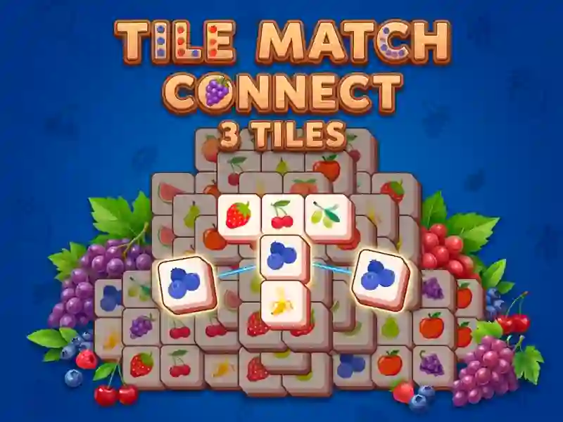Permainan Tile Match Connect 3 Tiles talian