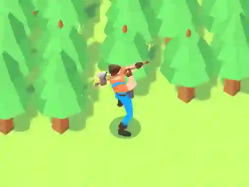 Permainan Idle Lumberjack 3D talian