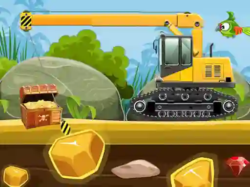 Permainan Gold Truck Crane talian