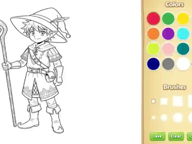 Permainan Elf Coloring Book talian