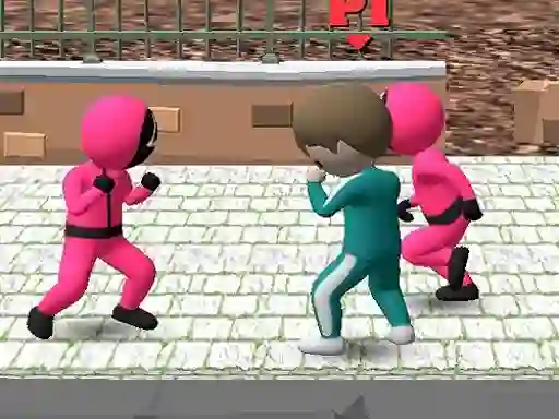 Permainan Squid Game Multiplayer Fighting talian
