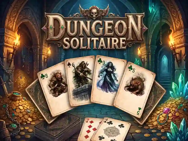 Permainan Dungeon Solitaire talian