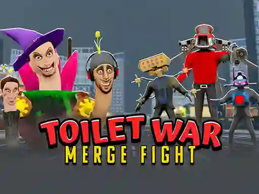 Permainan Toilet War: Merge Skibidi talian