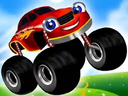 Permainan Monster Truck Memory talian