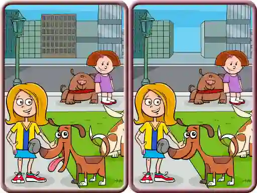 Permainan Spot The Differences City talian