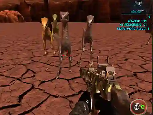 Permainan Dinosaurs Survival Active Vulcan talian