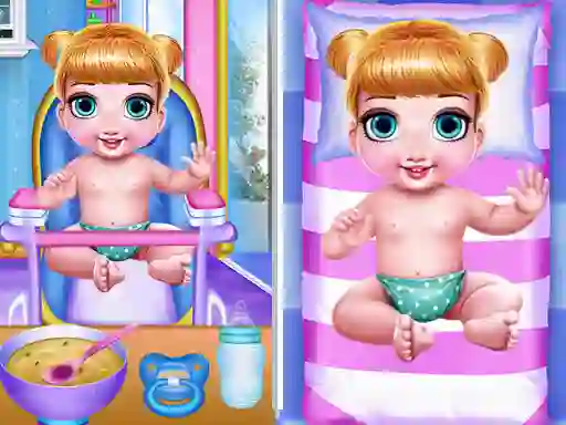 Permainan Princess New Born Twins Baby Care talian