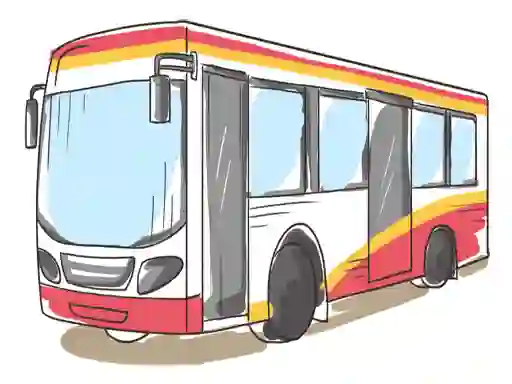 Permainan Cartoon Bus Slide talian
