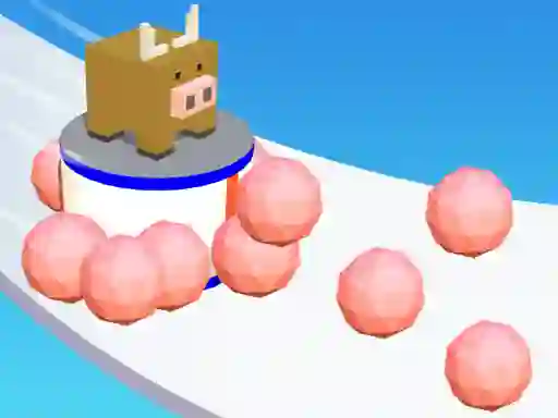 Permainan Sticky Ball Rush talian