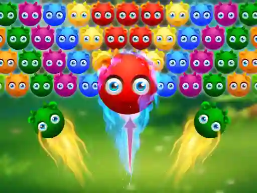 Permainan Cute Monster Bubble Shooter talian
