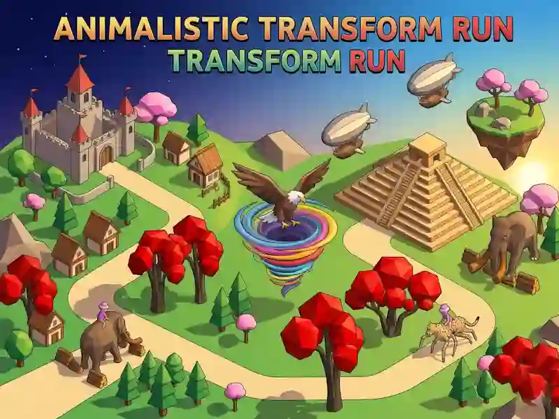 Permainan Animalistic Transform Run talian