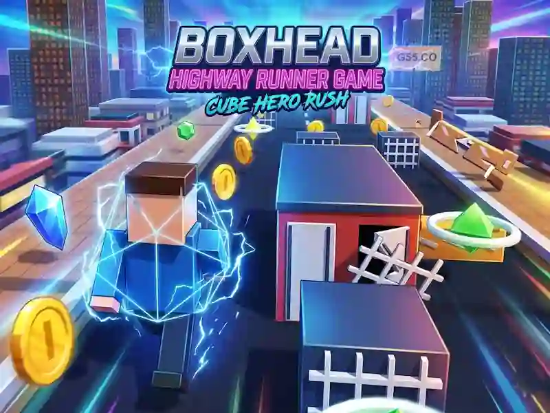 Permainan Boxhead Highway Runner Game talian
