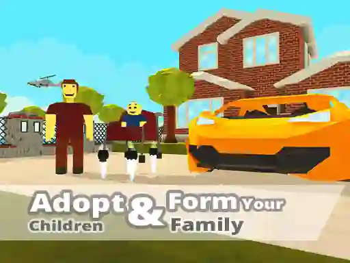 Permainan KOGAMA Adopt Children and Form Your Family talian