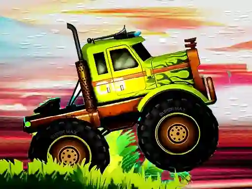 Permainan Crazy Monster Trucks Difference talian