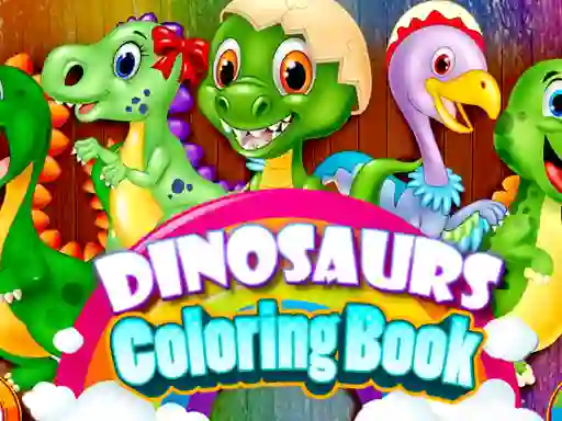 Permainan Dinosaurs Coloring Book talian