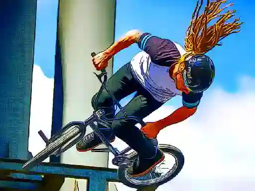 Permainan bmx bikes jigsaw talian