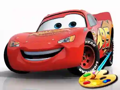 Permainan Disney Cars Coloring Book talian